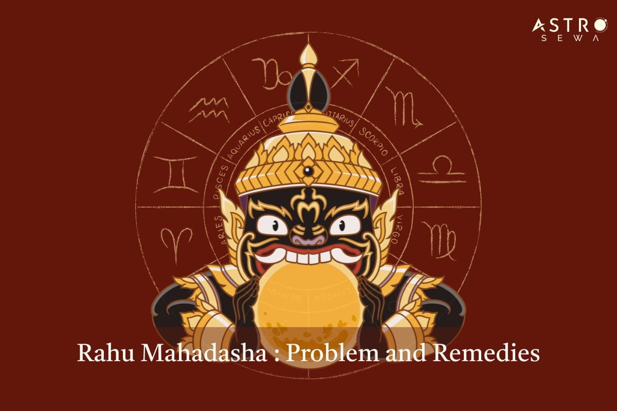 Rahu from Hindu mythology signifying cause of eclipses