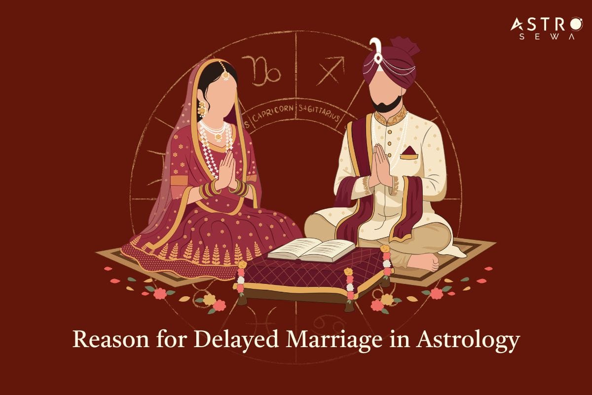 Traditional wedding ceremony with background of zodiac wheel